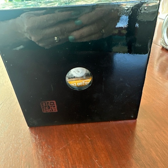 Korean Mother-of-pearl Square Table Clock-Lee Won-geun cultural heritage worker - Picture 4 of 6